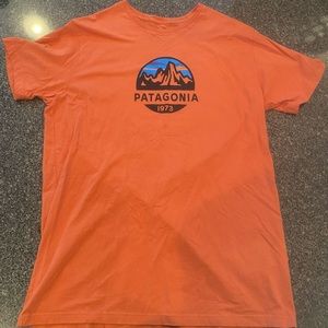 Patagonia Orange Slim-Fit Tee